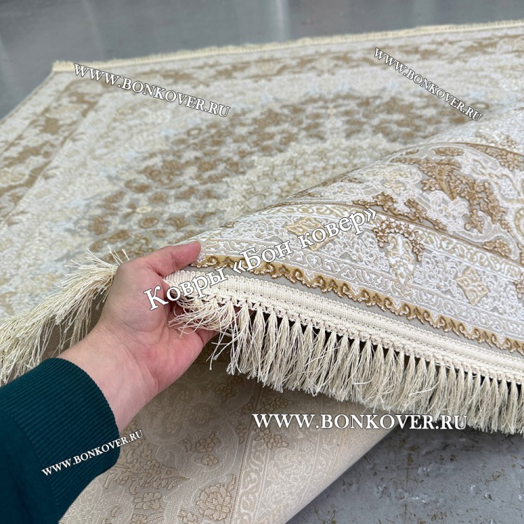 Иранский Ковер Медальон Для Гостиной Дизайн 30234