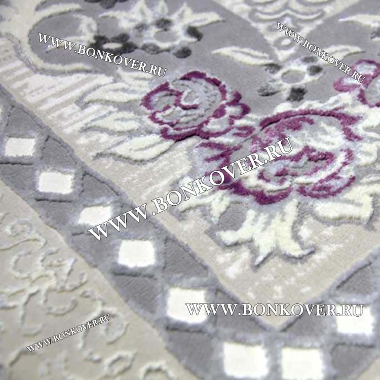 Ковер Турция Для Гостиной Дизайн 69 Сиреневый