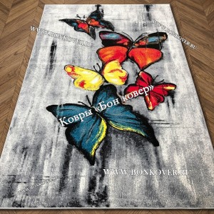 Современный Ковер  С Бабочками